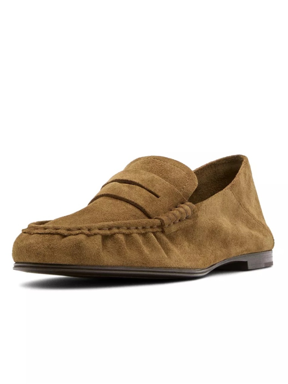 Massimo Dutti | Soft Split Leather Loafers